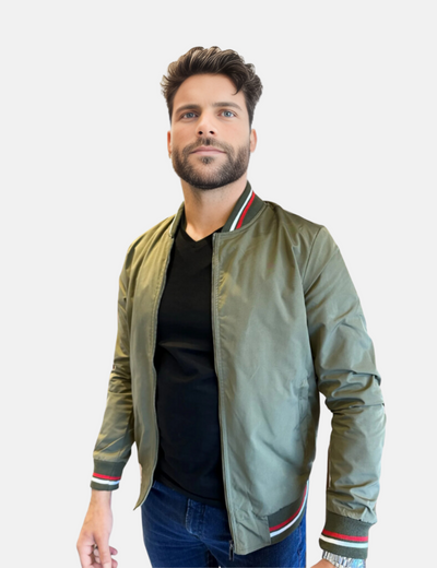 Lars | Stylische Bomberjacke mit kontrastierenden Details