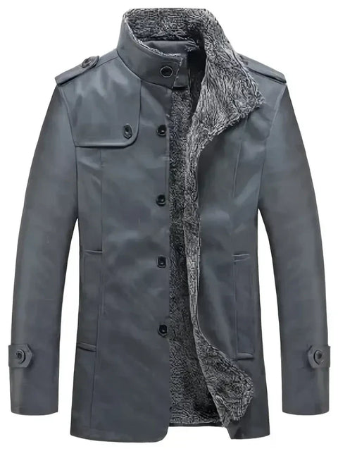 Talisman | Herren-Lederjacke mit Fleece-Futter