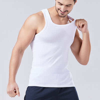 Amory - Baumwolle Männer ärmelloses Tank Top