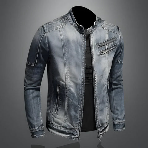 Nolan - Vintage-Denim-Jacke