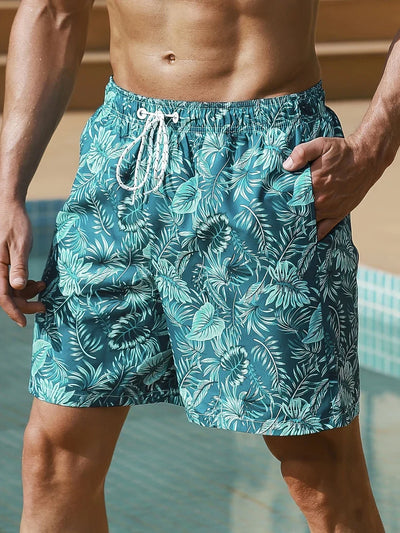 Harris - Hawaiian shorts with pattern