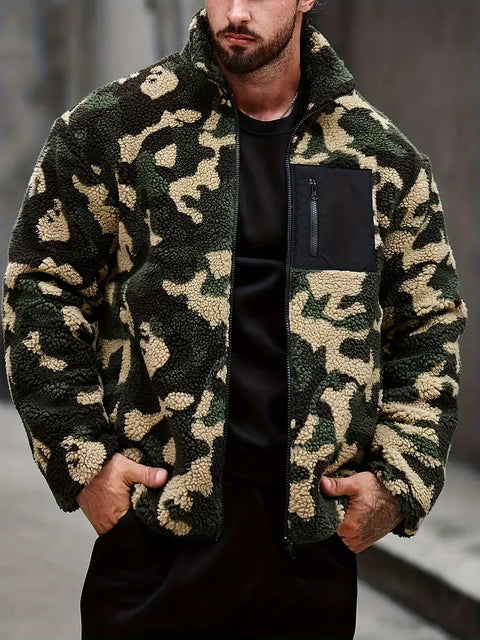 Weston - Jacke aus Polarfleece mit Camouflage-Muster