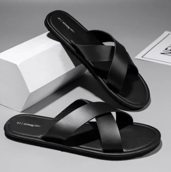 Brandon - Modische flache Cross-Sandalen für Männer