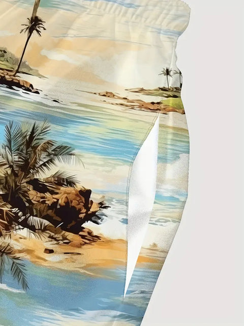 Aldrin - Bedruckte Strandshorts