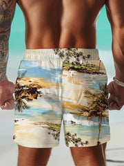 Aldrin - Bedruckte Strandshorts