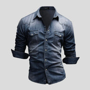 Alvin - Modernes Denim-Hemd