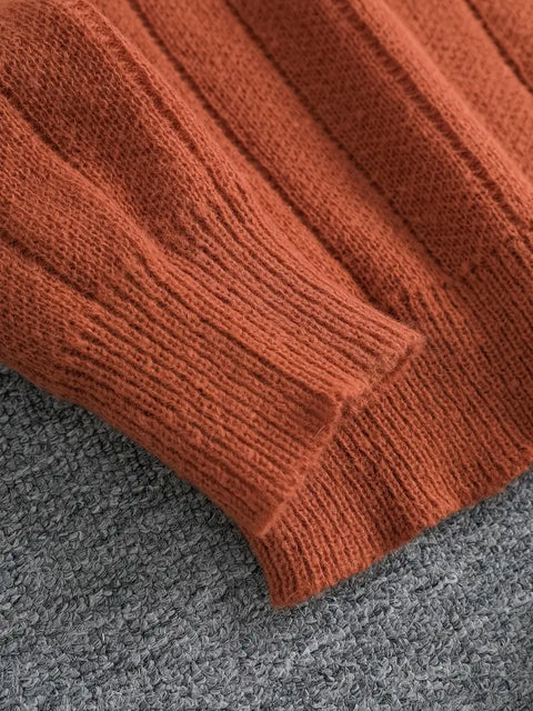 Uriah - Lässiger Herren Strickpullover mit Reißverschluss