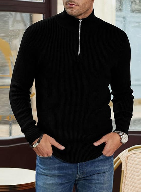 Owen - Herren Quarter Zip Pullover