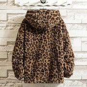 Lionel - Leopard Winterjacke mit Kapuze