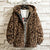 Lionel - Leopard Winterjacke mit Kapuze