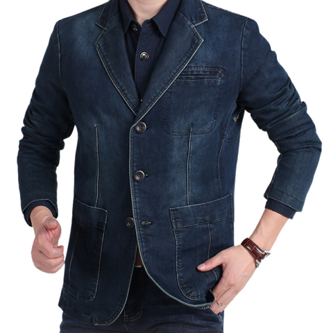 Blazer-Jacke aus Denim - Eves