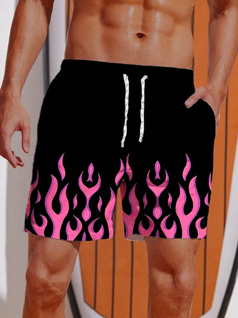 Calvin - Shorts mit Flammendruck