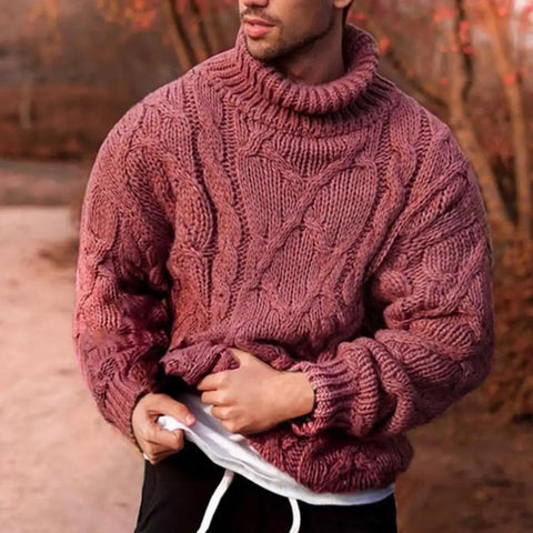 Strickpullover mit geflochtenem Zopf für Herren - Jenson