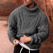 Strickpullover mit geflochtenem Zopf für Herren - Jenson