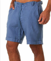 Atmungsaktive Baumwoll-Leinen-Shorts – Larry