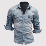 Jasper - Retro-Denim-Hemd