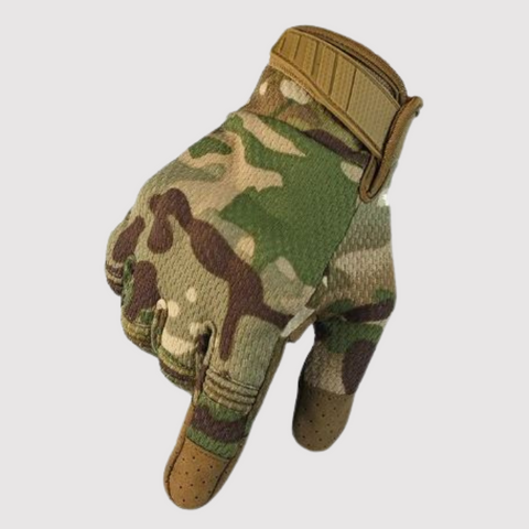 Yvez - Work Gear Camo Militärhandschuhe mit vollen Fingern