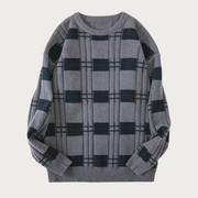 Anthony - Preppy Streifen Muster Strickpullover