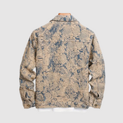 Samuel - Modische Jacquard-Jeansjacke für Herren