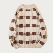 Anthony - Preppy Streifen Muster Strickpullover