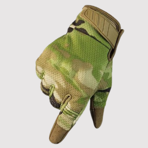 Yvez - Work Gear Camo Militärhandschuhe mit vollen Fingern