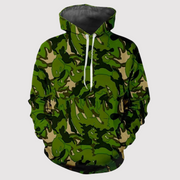 Ayden - Bedruckter Camouflage-Kapuzenpullover