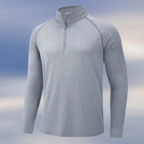 Rufus - Herren 1/4 Zip Pullover Hemden