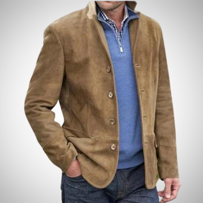 Bruce - Stilvolle Herren-Strickjacke mit Revers und Taschen