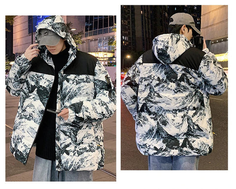 Kaspar | Warme Camouflage-Winterjacke für Herren