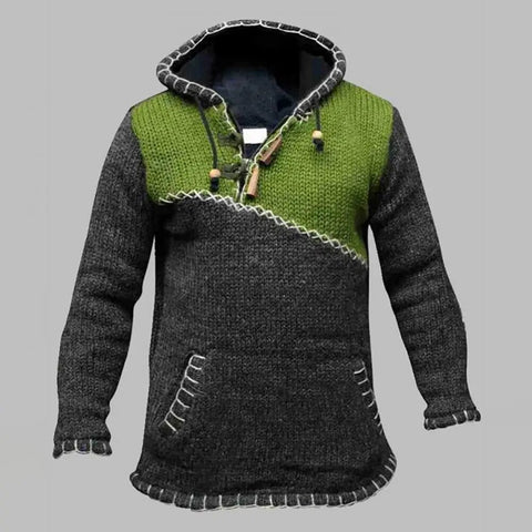 Baldwin - Langärmeliger gestrickter Hoodie