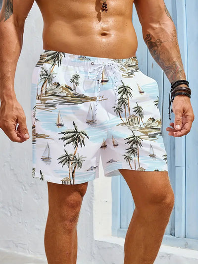 Andrew - Bedruckte Strandshorts