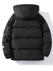 Schwarze Steppjacke