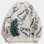 Larry - Dinosaurier Cartoon Print Pullover