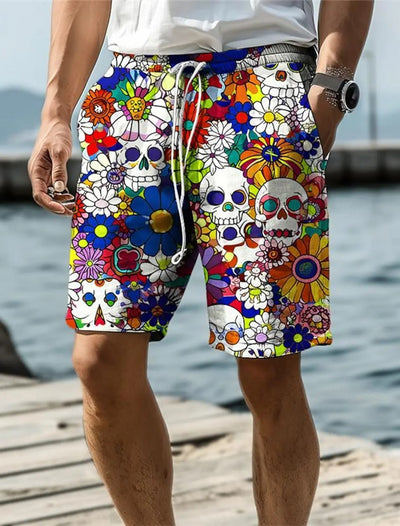 David - Shorts mit Kordelzug im Hawaii-Stil