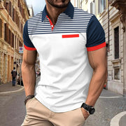 Cameron - Gestreiftes Poloshirt für Herren