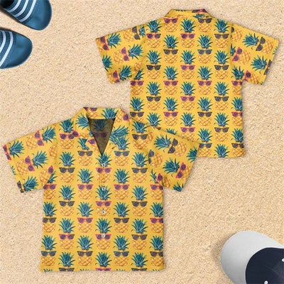 Felix - Ananas 3D bedruckte Shirts