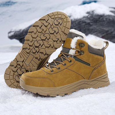 Caleb - Wasserdichte Winterstiefel aus Leder