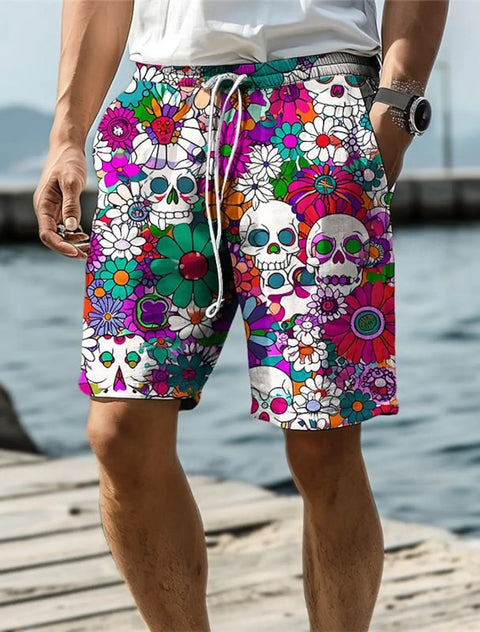 David - Shorts mit Kordelzug im Hawaii-Stil