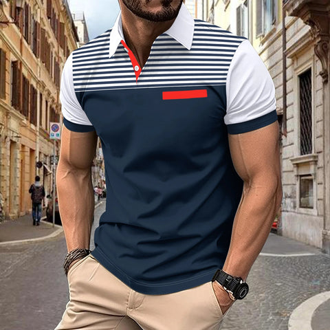 Cameron - Gestreiftes Poloshirt für Herren