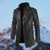 Flair - Lange Winter-Lederjacke