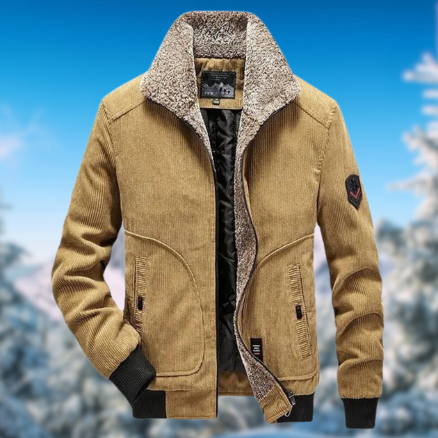 Elite - Kord-Winterjacke – Stilvoll Herr